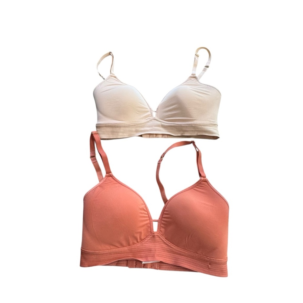 Lively Cream and Tan Bras 32 D